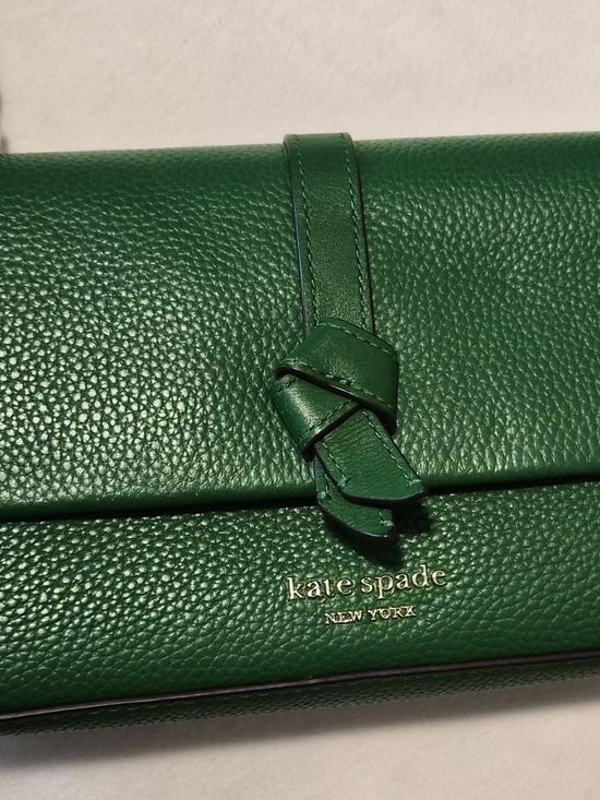 kate spade Handbags - kate spade Emerald Green Leather Crossbody Bag